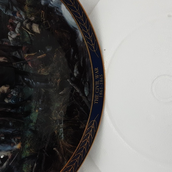 1994 Bradford Exchange Gallent Men of the Civil War Stonewall Jackson Plate - Picture 2 of 9